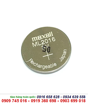 Maxell ML-2016; Pin sạc 3V Lithium Maxell ML-2016 chính hãng Maxell Nhật